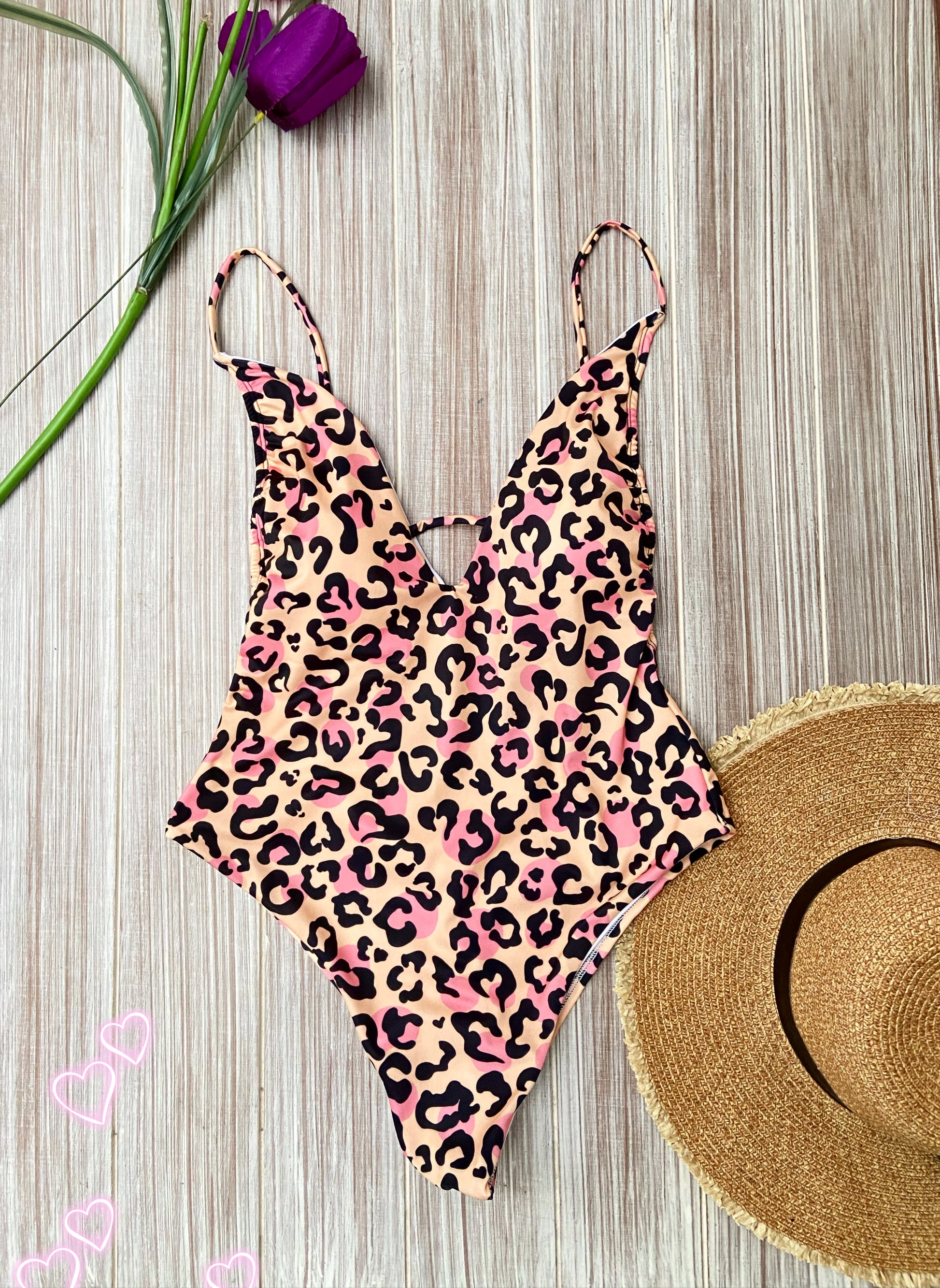 Enterizo Animal print rosa - Trajes de baño en Colombia