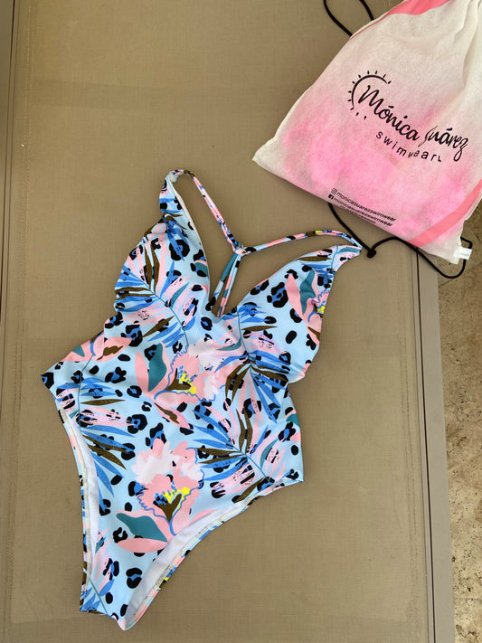 Enterizo Trazos Tropicales - Trajes de baño en Colombia