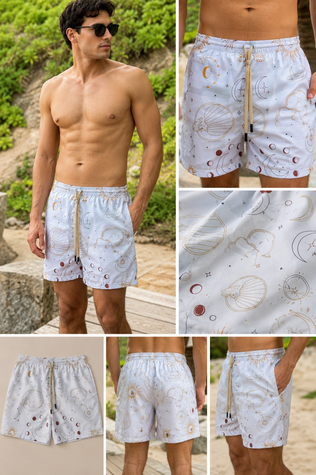 Pantaloneta Brillo celestial