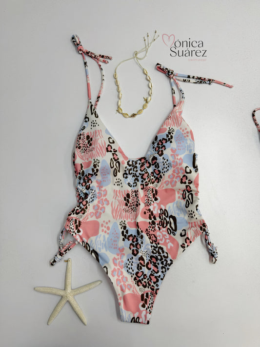 Enterizo pasión rosa