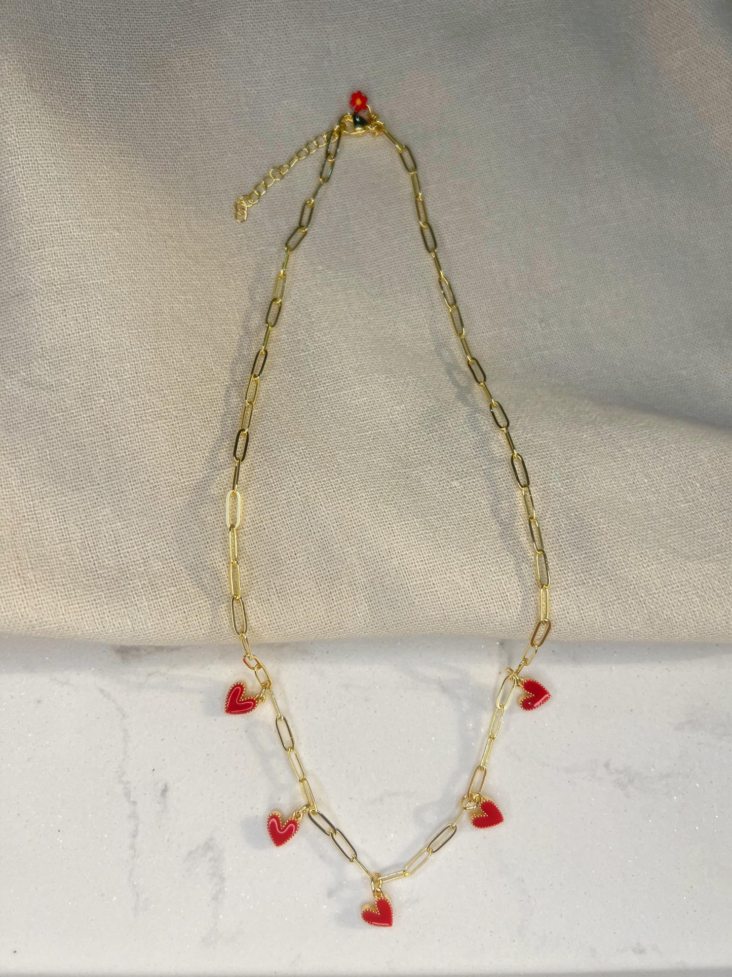 Cadena Corazón Coral