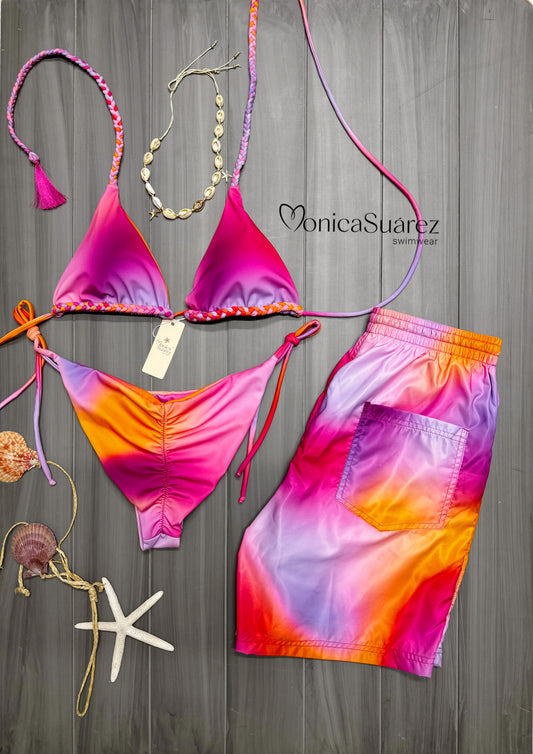 Dúo Aurora trenzada