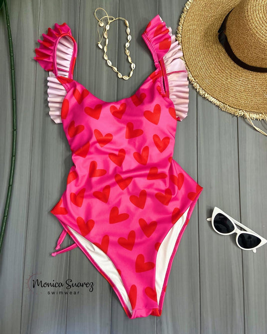 Enterizo Corazon Encantado - Trajes de baño en Colombia