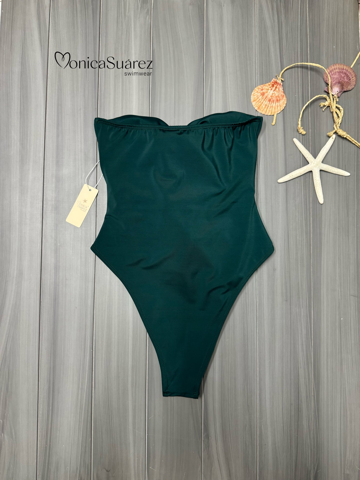 Enterizo rosa esmeralda