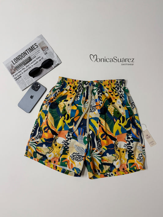 Pantaloneta selva exótica