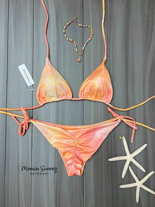 Bikini tie dye orange - Trajes de baño en Colombia
