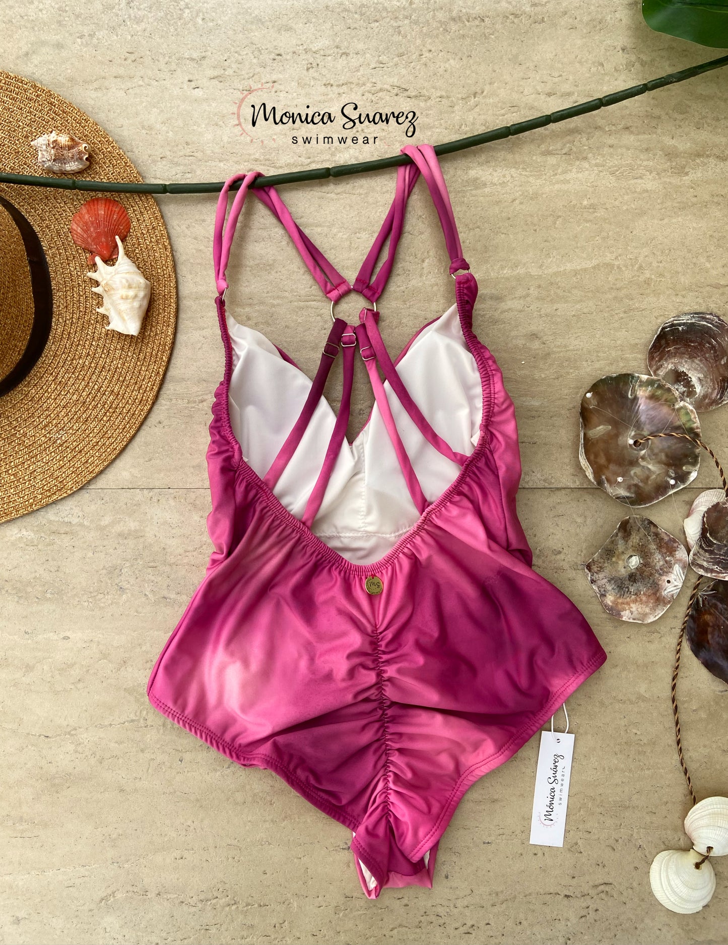 Enterizo viva magenta