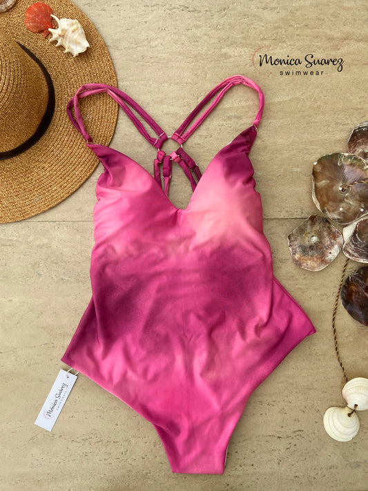 Enterizo viva magenta - Trajes de baño en Colombia