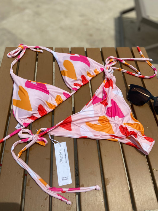 Bronceador heart pink - Trajes de baño en Colombia