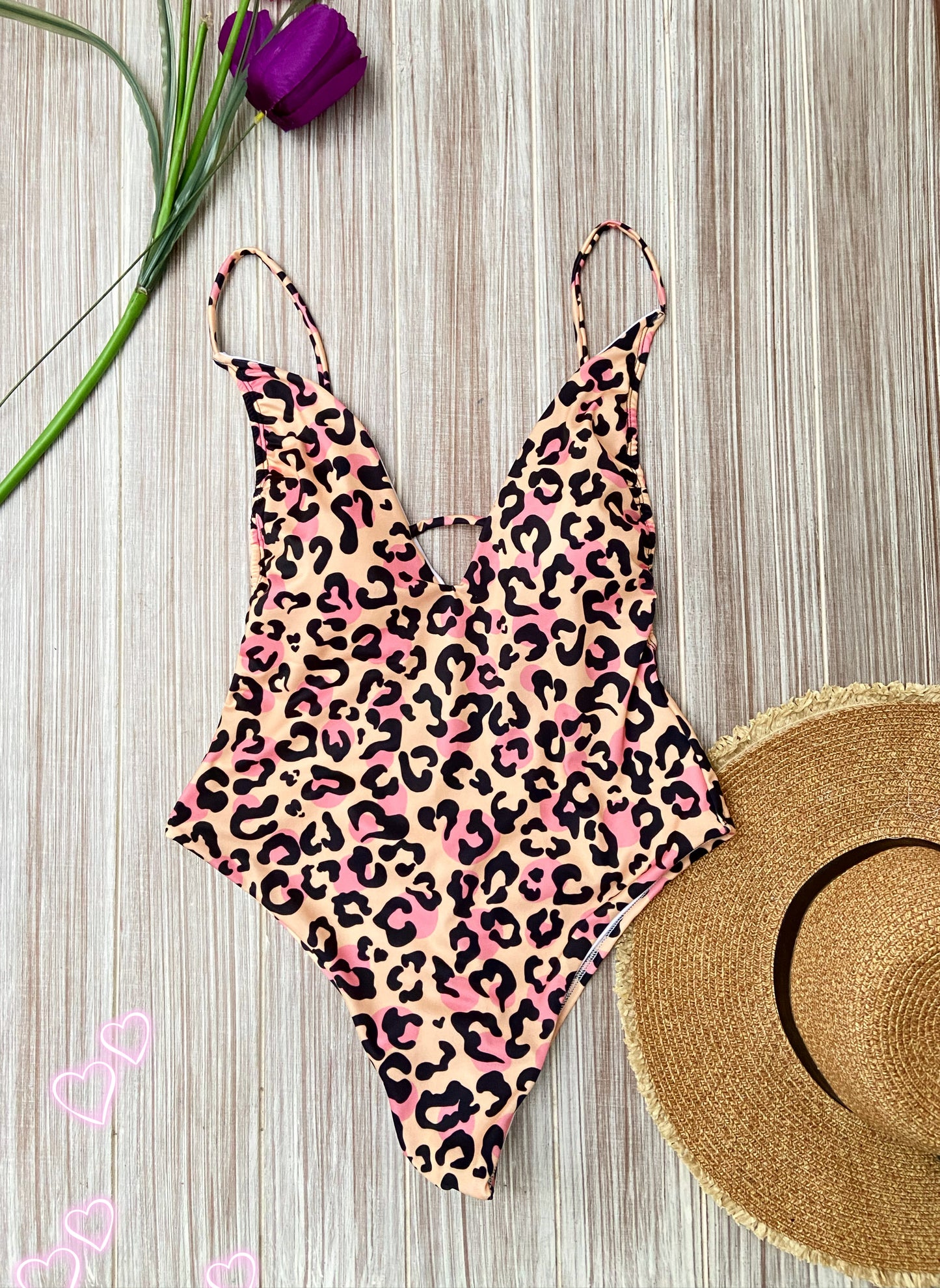 Enterizo Animal print rosa - Trajes de baño en Colombia