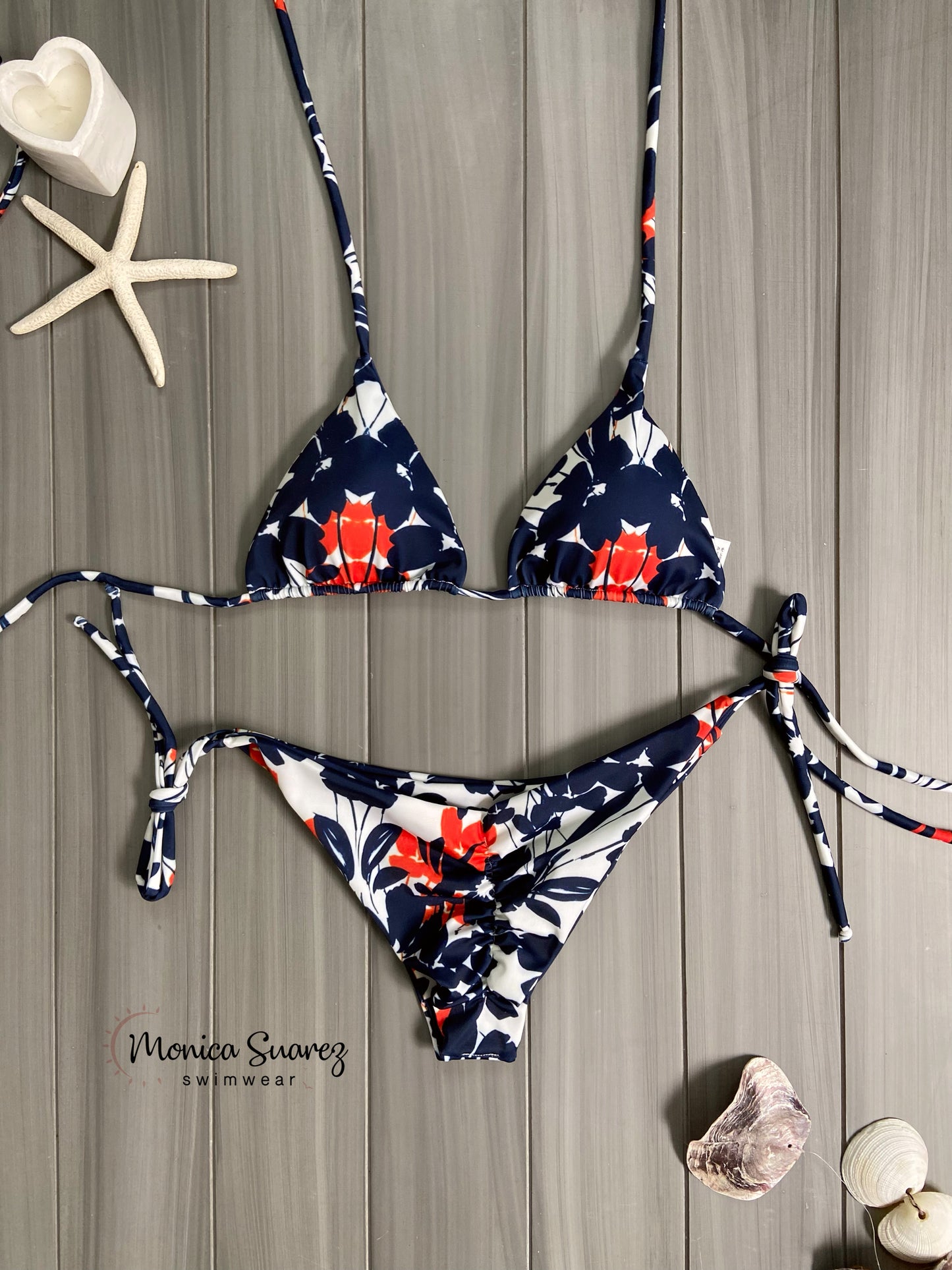 Bikini Blue Flower - Trajes de baño en Colombia