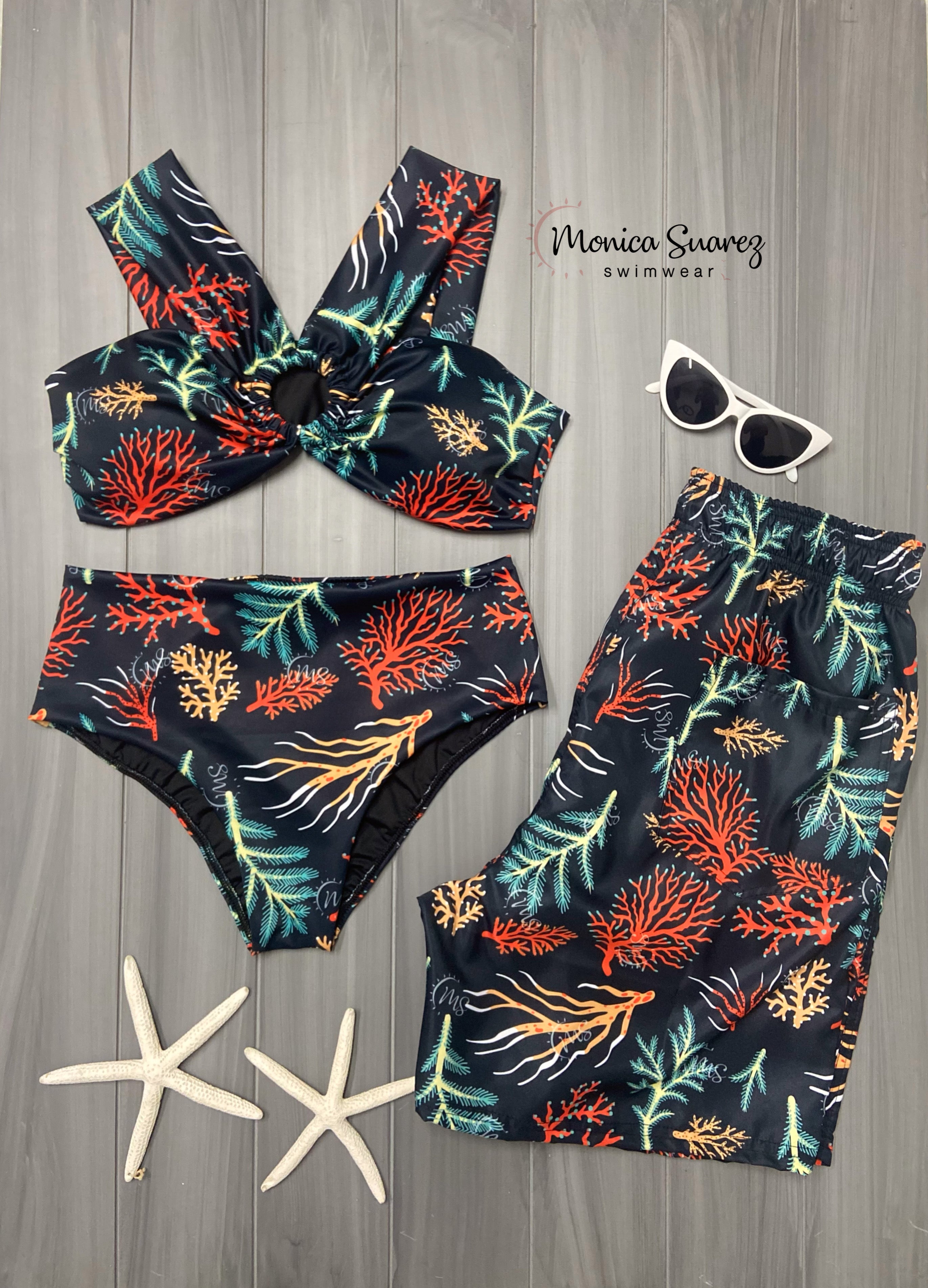 Trajes de bano para parejas Monica Suarez Swimwear