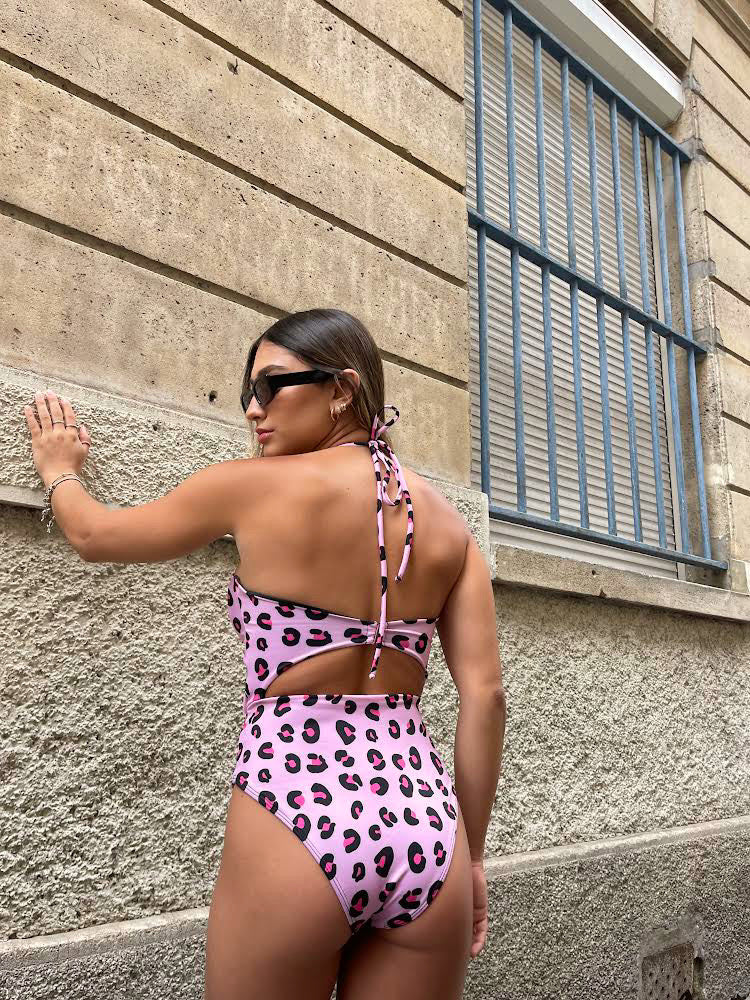 Enterizo animal pink
