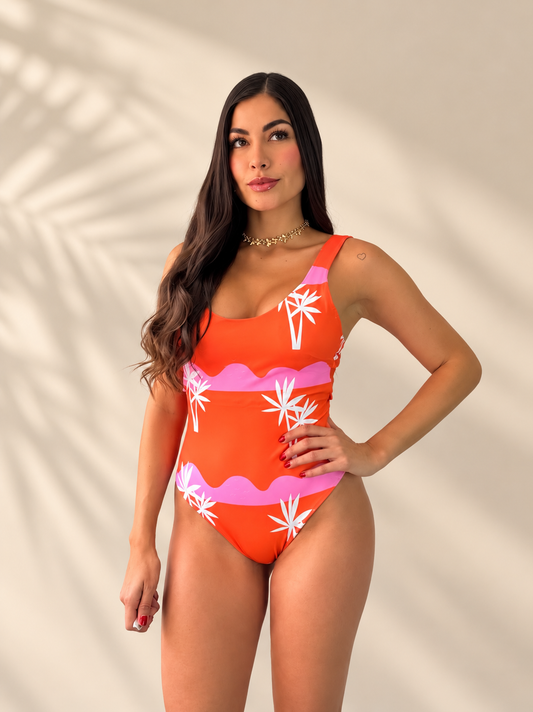 Enterizo Sunset Palm