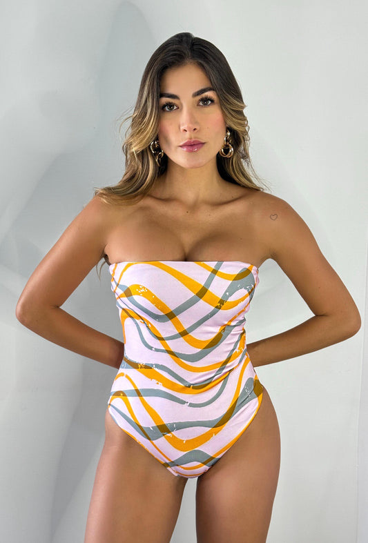 Enterizo Pink Waves