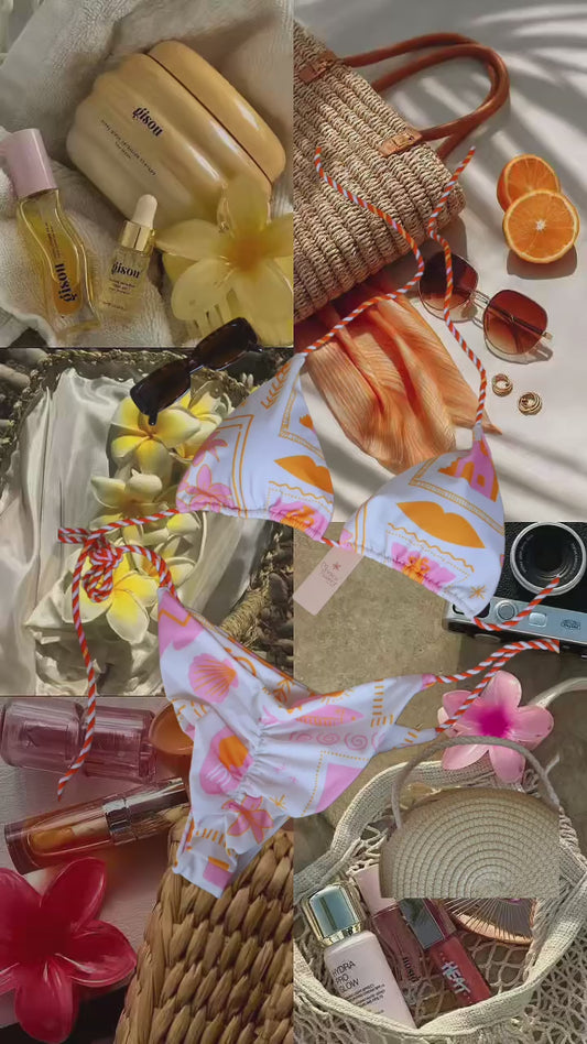 Bikini coral amarena